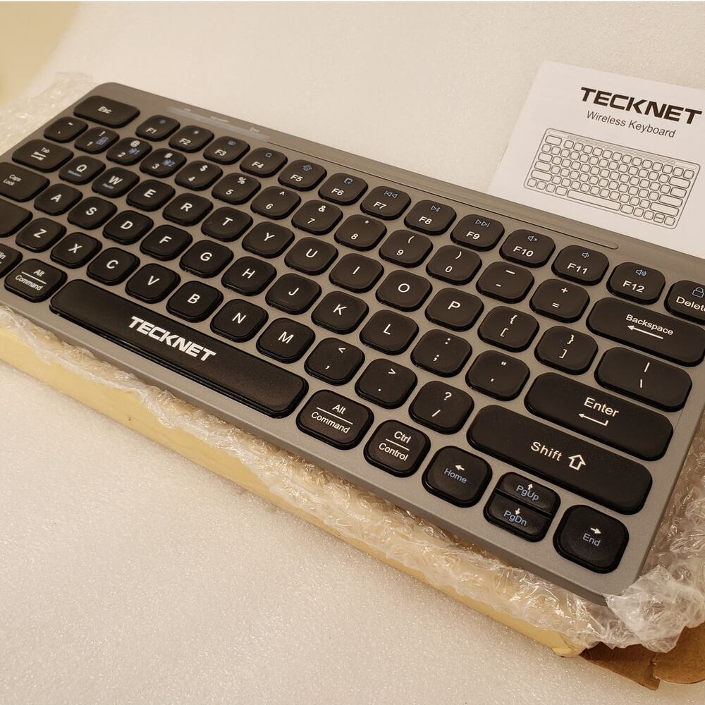 TECKNET Compact Wireless Keyboard (Model: TK-KB008) - Picture 5 of 7